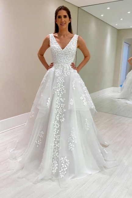 Robes de mariée de mode princesse | Robes de mariée avec dentelle