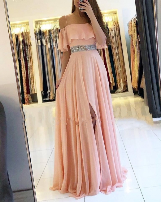 Robe de soirée longue | Robe de cocktail princesse col Bateau