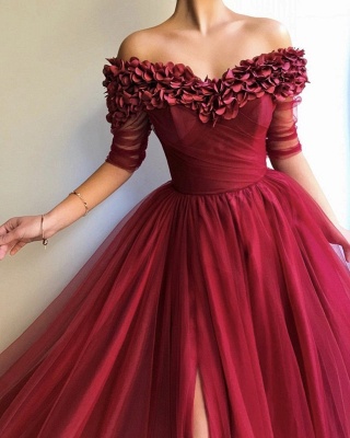 Robe de bal princesse tulle chic | Robe de soirée princesse épaules nues_6