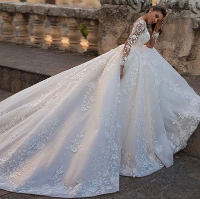 Robes de mariée chic princesse | Robes de mariée avec dentelle_3