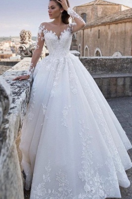 Robes de mariée chic princesse | Robes de mariée avec dentelle_1