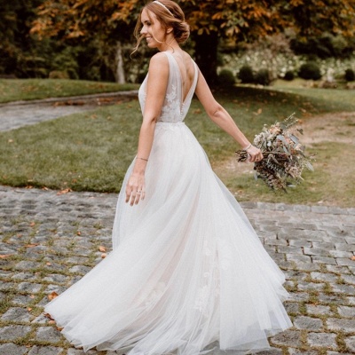 Robes de mariée de créateur Boho | robes de mariée avec dentelle_2