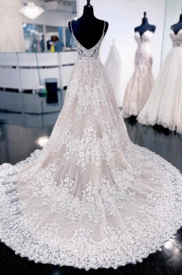 Robes de mariée de marque A line | Robes de mariée pas chères en dentelle_2