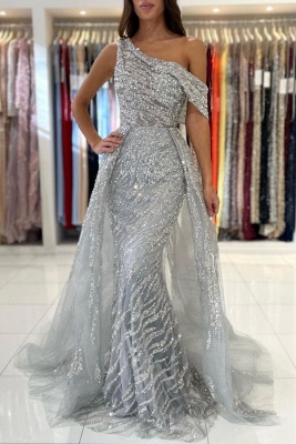 Robe de soirée en paillettes | Robe de bal longue en forme sirène_1