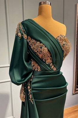 Robes De Soirée De Créateurs Longues Vert Foncé | Robes de bal à paillettes_3