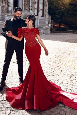 Belles robes de soirée longues rouges | Robes de bal à paillettes_2