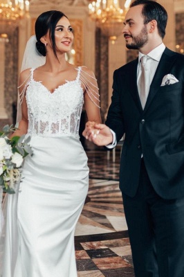 Robes de mariée vintage avec dentelle | Robes de mariée style sirène_3