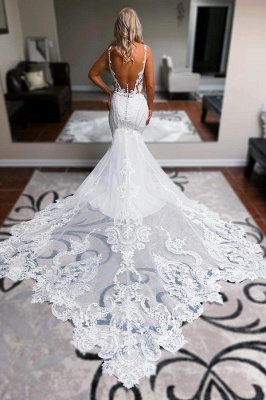 Robes de mariée de créateurs avec dentelle | Robes de mariée style sirène_2