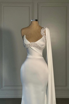 Belles robes de soirée longues blanches | Robes de bal à paillettes_2