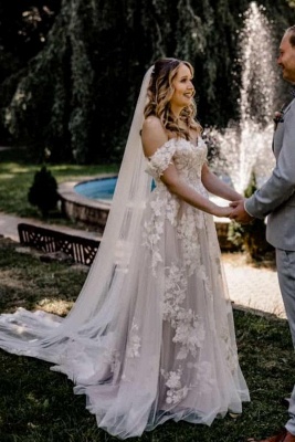 Robes de mariée Boho Une ligne de dentelle | Robes de mariée pas cher_4