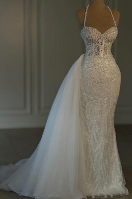 Belles robes de mariée sirène | Robes de mariée avec dentelle_3