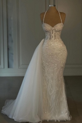 Belles robes de mariée sirène | Robes de mariée avec dentelle_2