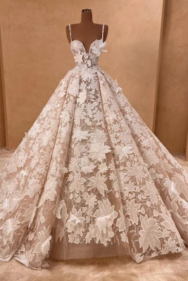 Belles robes de mariée A-line | Robes de mariée avec dentelle_2