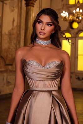 Robes de soirée champagne longues | Robe de bal à paillettes_4