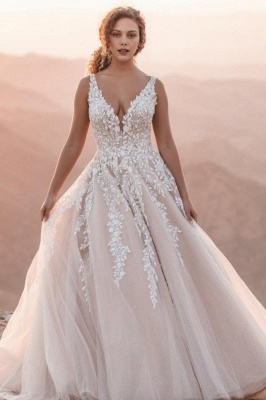 Robes de mariée modernes A-line | Robe de mariée en dentelle en ligne