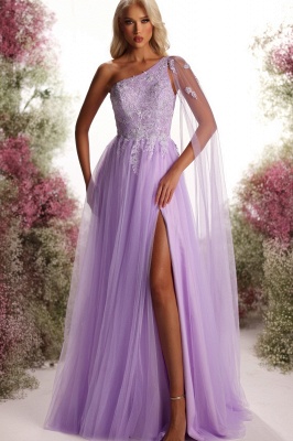 Robes de soirée lilas longues avec dentelle Robes de bal Robes de bal en ligne