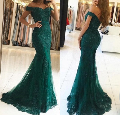 Robe de soirée verte longue pas cher | robes de soirée vêtements de grossesse_4