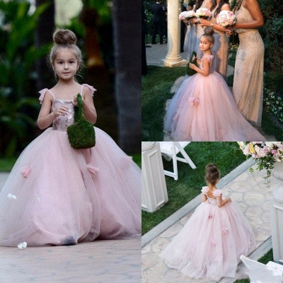 Forme Princesse Longueur ras du sol Tulle robe pour fille_4