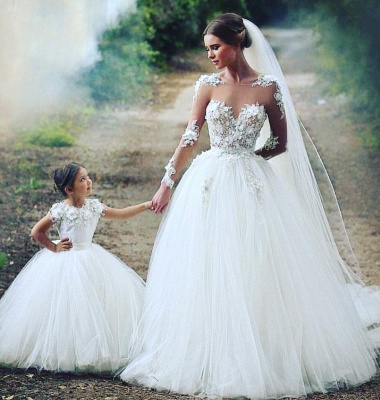 Robe de mariée princesse avec appliques | robe de mariée élégante_2