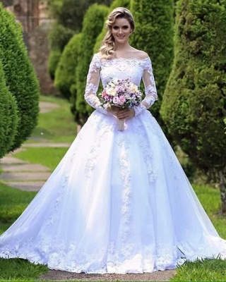 Forme Princesse alayage/Pinceau train Dentelle Robes de mariée 2021 avec Dentelle_2