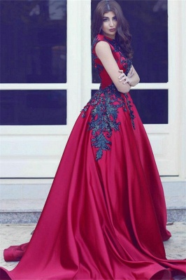 Robe de bal princesse avec appliques | Robe de soirée princesse sublime sans manches_2